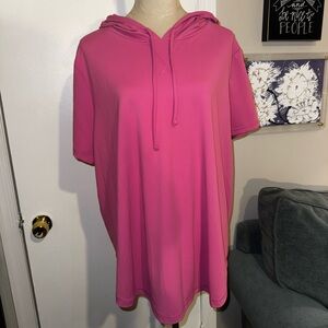 Livi by Lane Bryant short sleeve hoodie